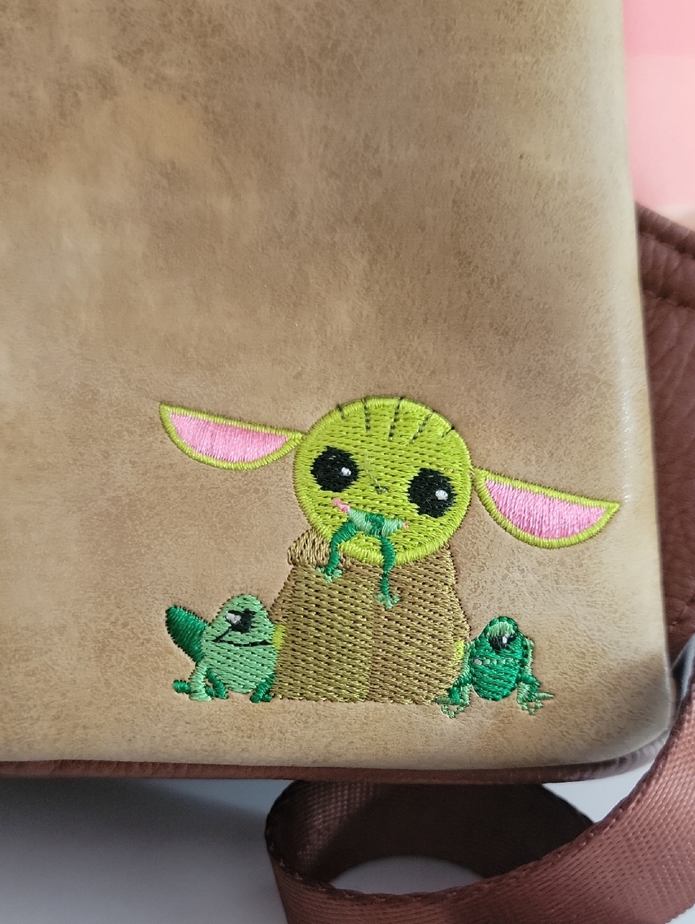 Loungefly Brown Star Wars Character Mini Backpack Disney Parks Yoda - Picture 5 of 12